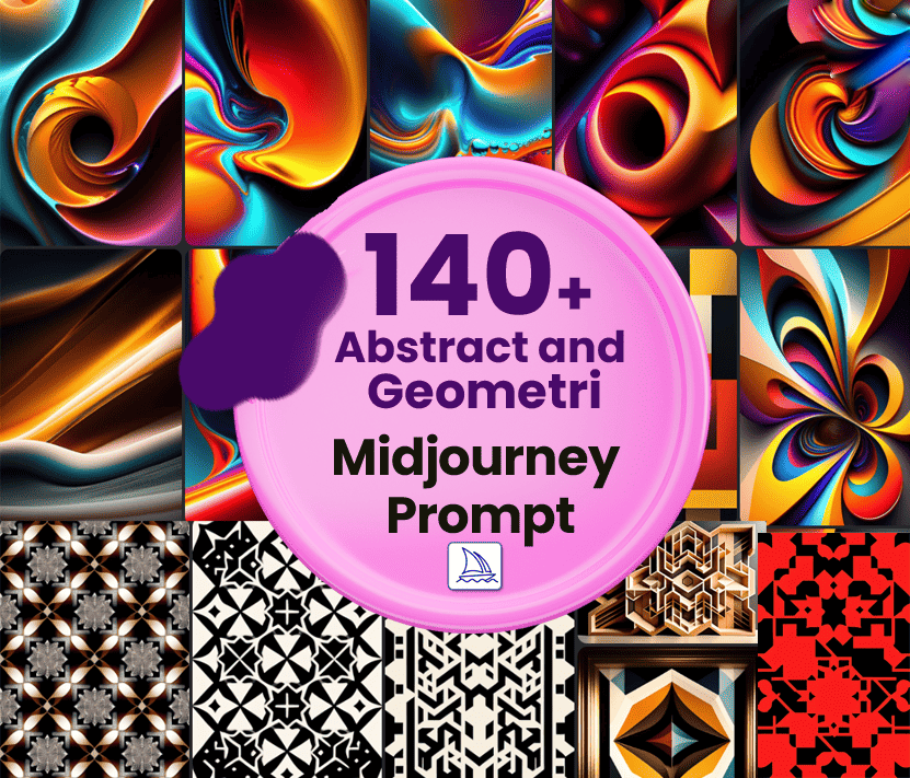 140+ Abstract and Geometric Midjourney Prompt